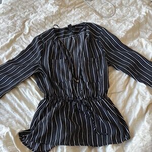 Beautiful black striped blouse